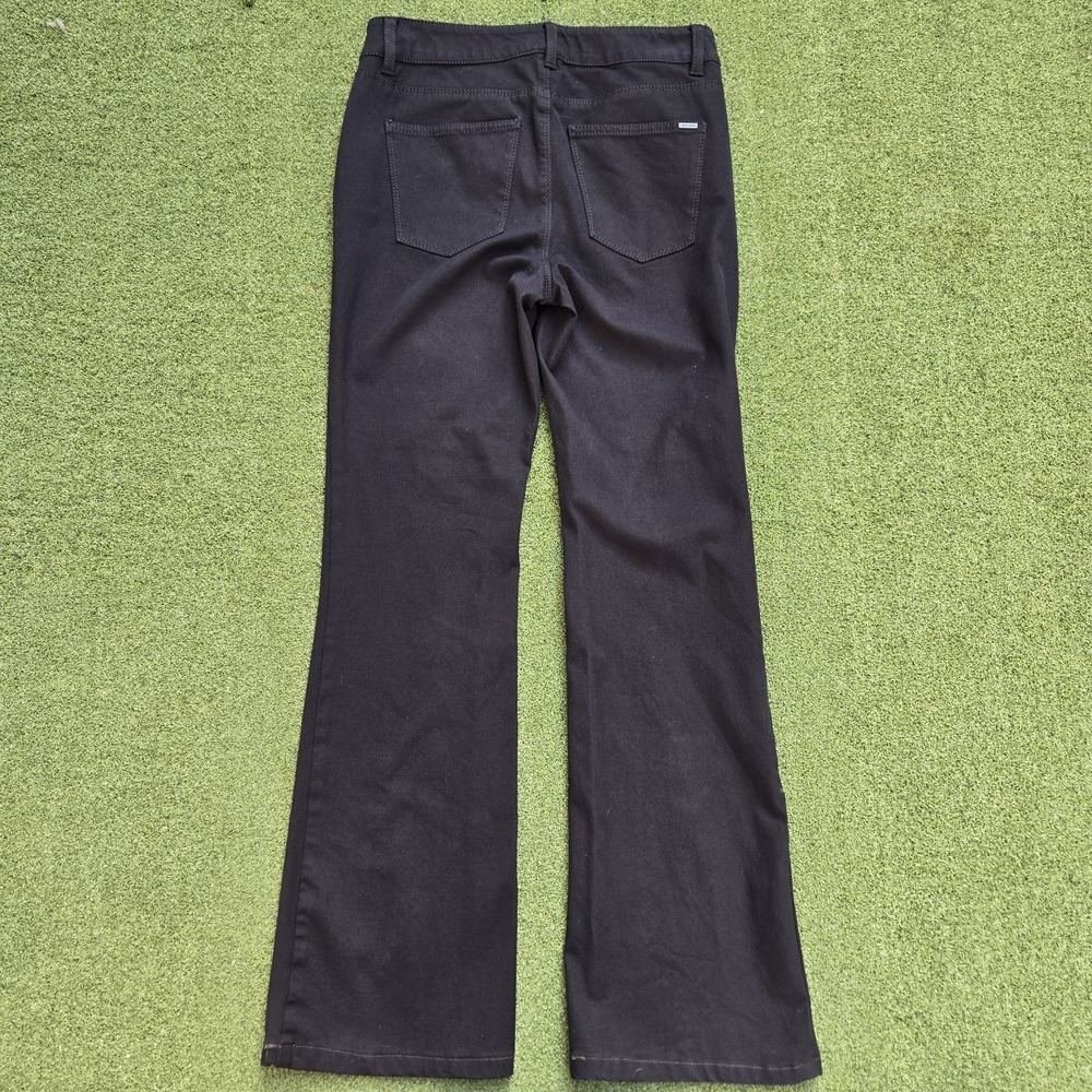 White House black market Jeans Women's Size 2R Black Skinny Flare - Picture 3 of 11